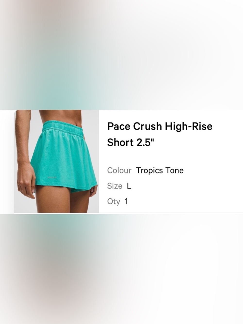 lululemon athletica Pace 2.5” Shorts, Tropics Tone, L